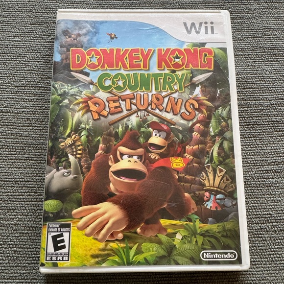 Donkey Kong Country Returns Wii Video Game - Picture 1 of 3